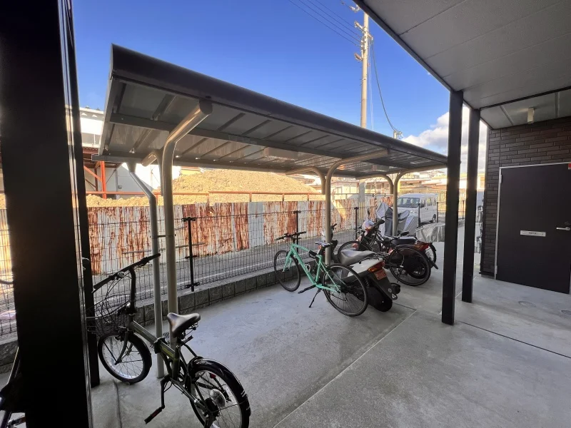 駐輪スペースです。