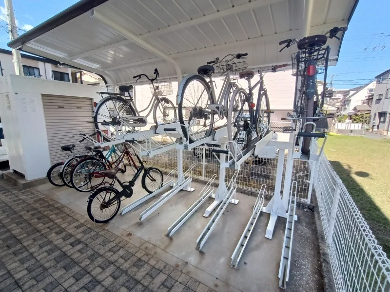 自転車置き場です。