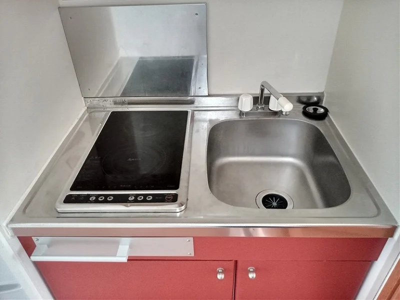 ２口電気コンロ