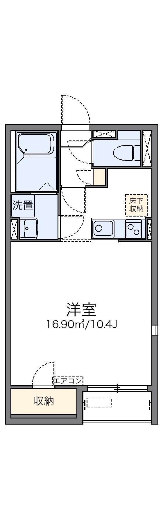 代表的な間取のため実際の間取とは異なる場合があります