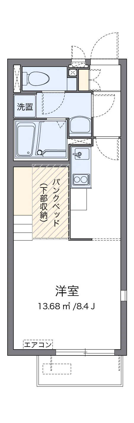 代表的な間取のため実際の間取とは異なる場合があります