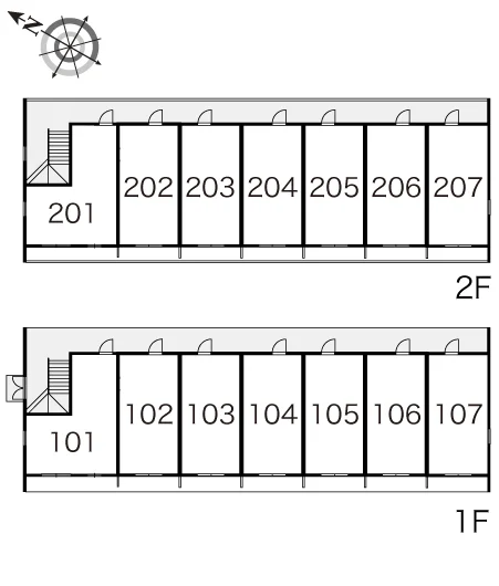 間取り配置図です。