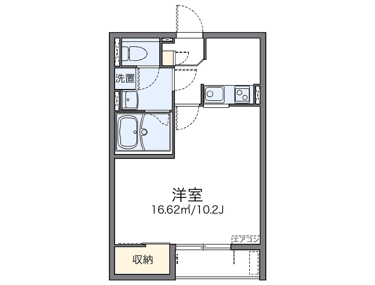 代表的な間取のため実際の間取とは異なる場合があります