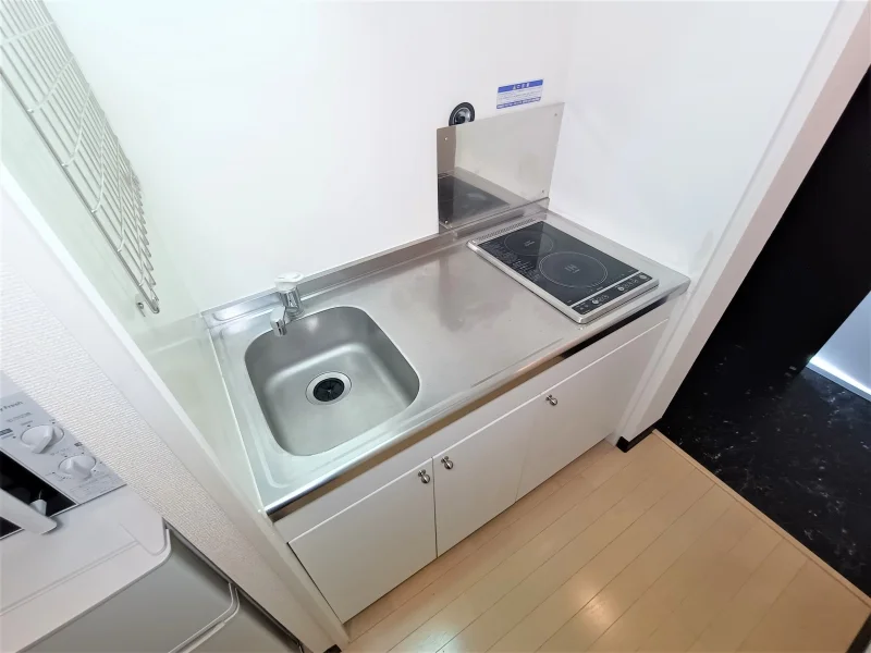 コンロは2口コンロです。