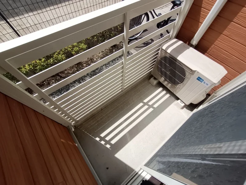 各部屋にバルコニー