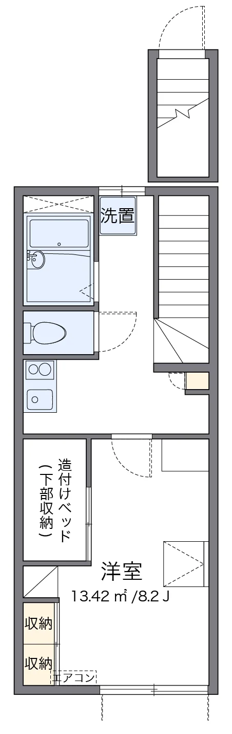 代表的な間取のため実際の間取とは異なる場合があります