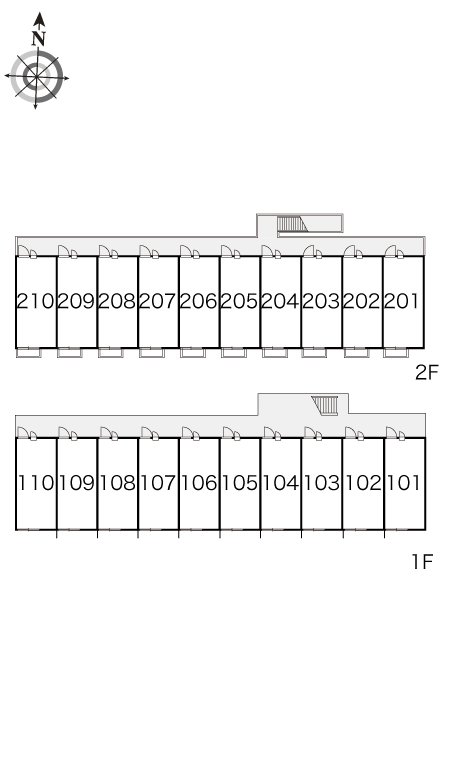 間取り配置図です。