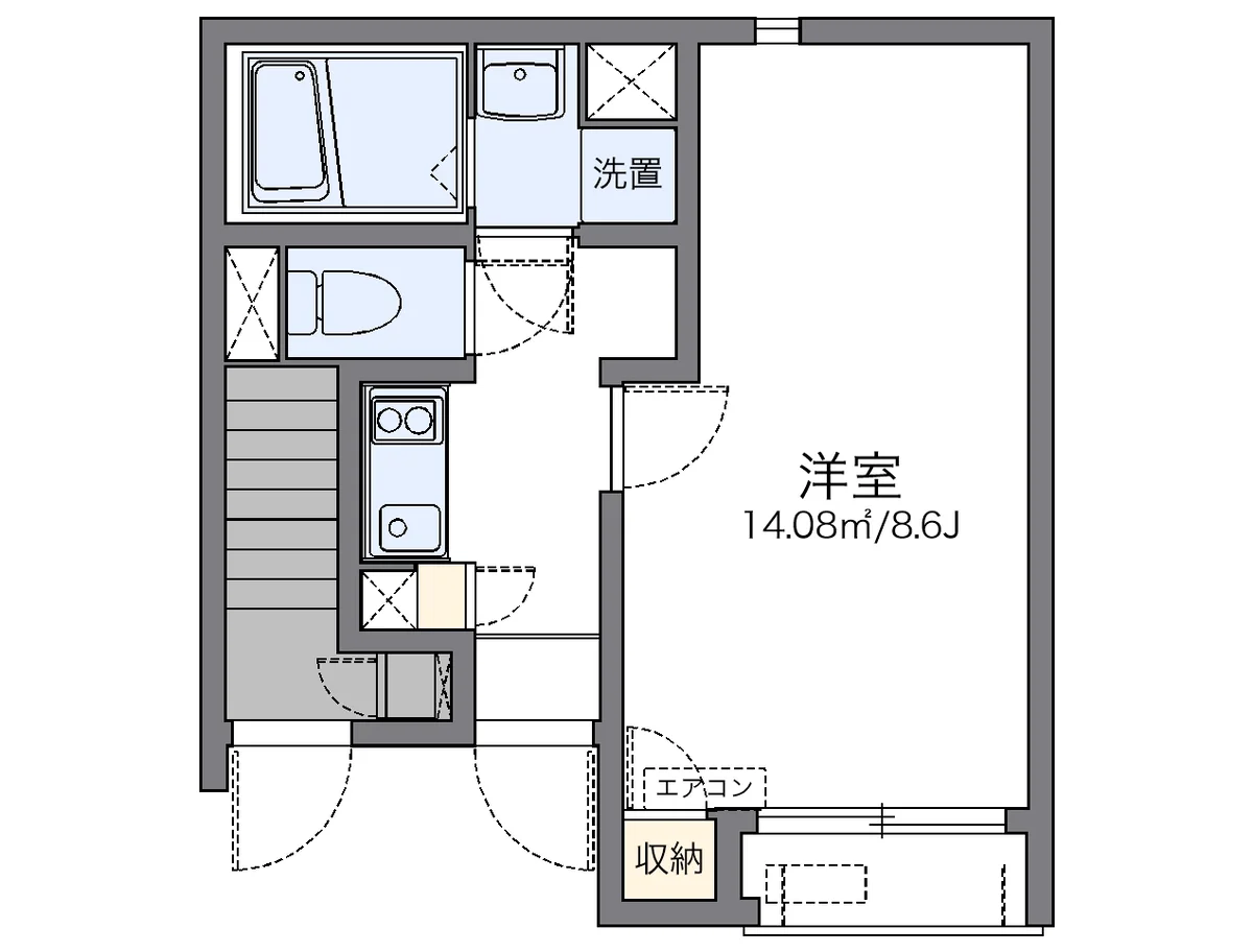 代表的な間取のため実際の間取とは異なる場合があります