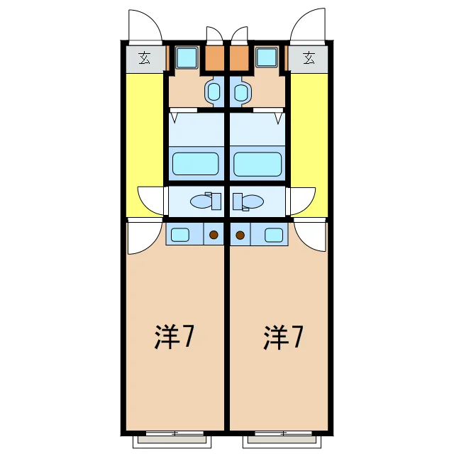奇数・偶数により反転します