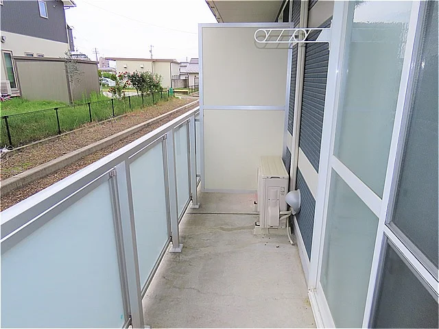 洗濯物を外干しできます