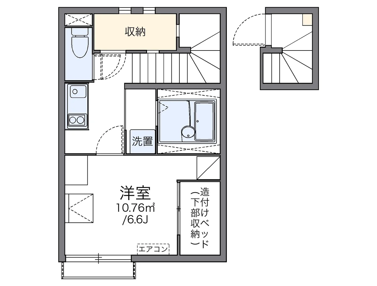 代表的な間取のため実際の間取とは異なる場合があります