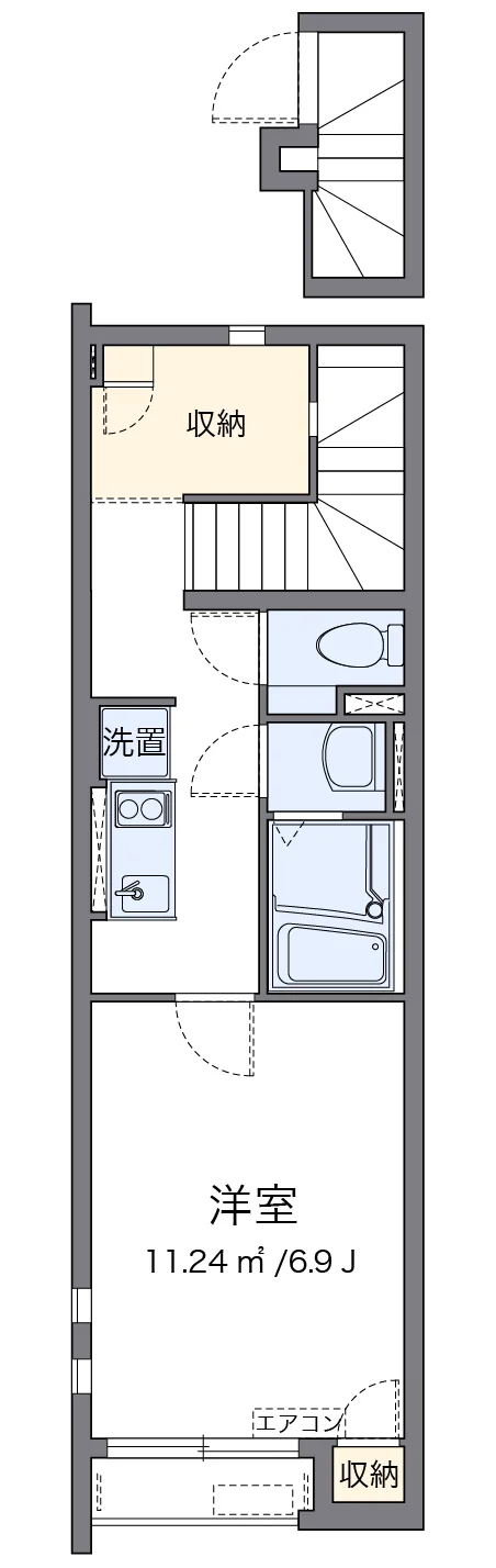 代表的な間取のため実際の間取とは異なる場合があります