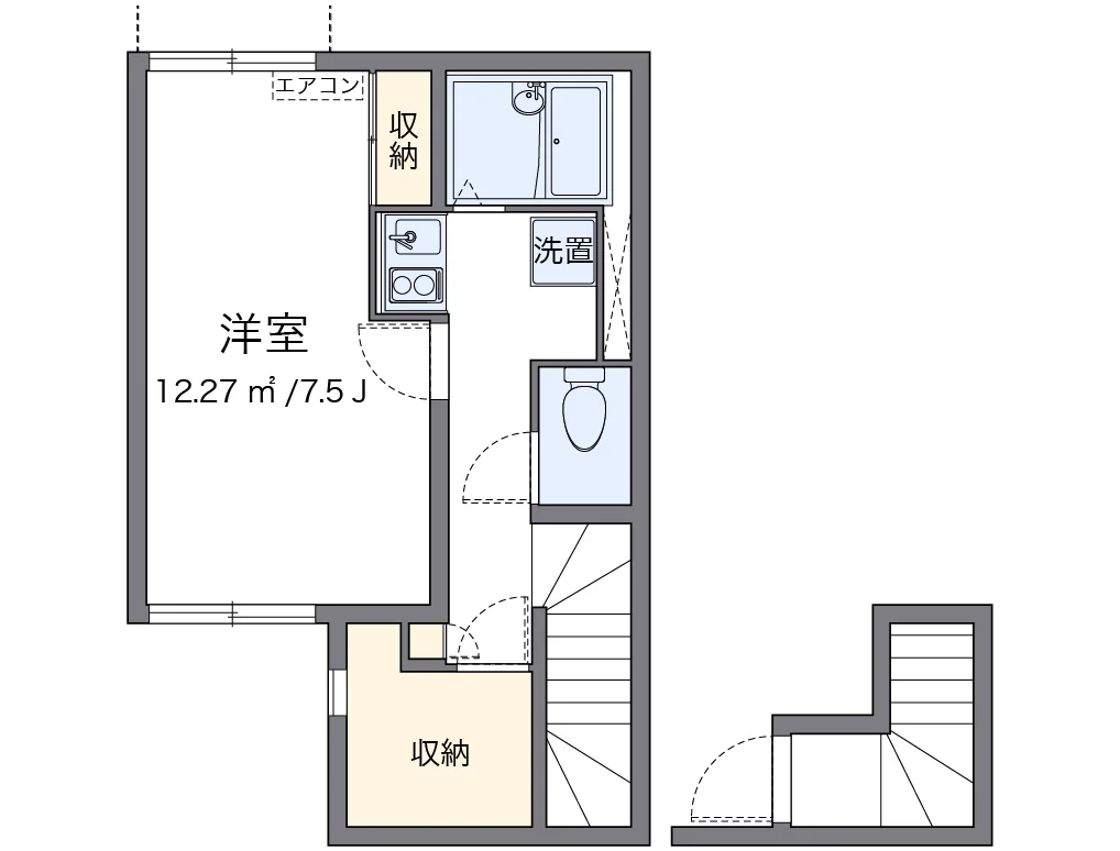 代表的な間取のため実際の間取とは異なる場合があります