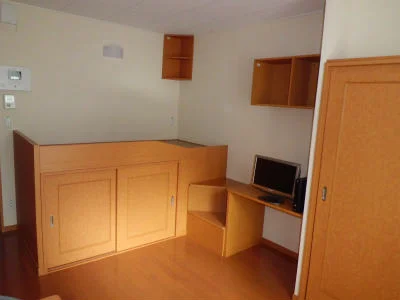 高い所で寝られます。