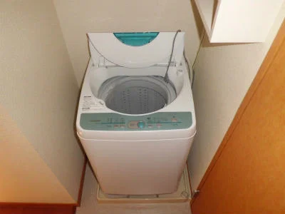 洗濯機付。