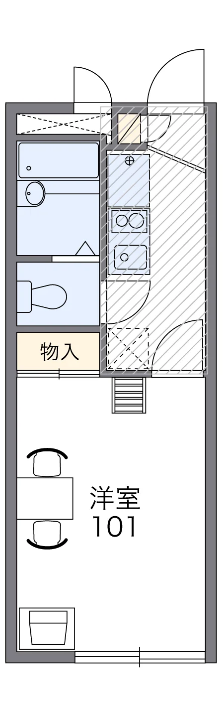代表的な間取のため実際の間取とは異なる場合があります