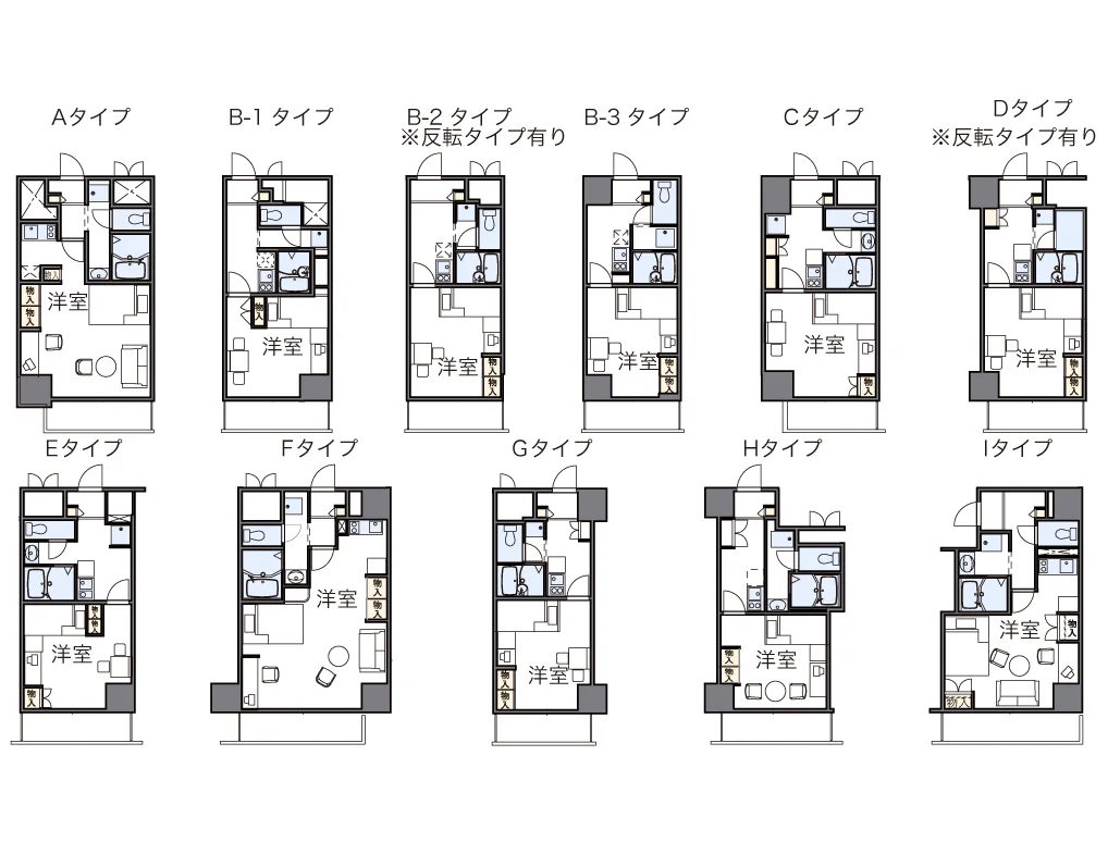 代表的な間取のため実際の間取とは異なる場合があります