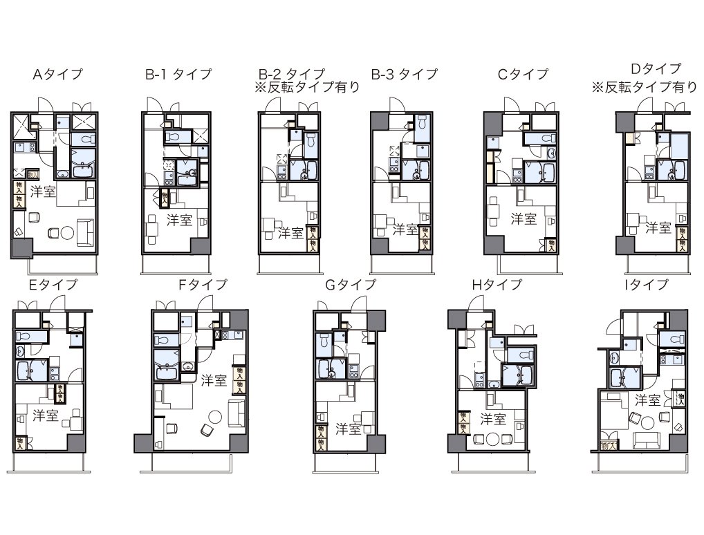 代表的な間取のため実際の間取とは異なる場合があります
