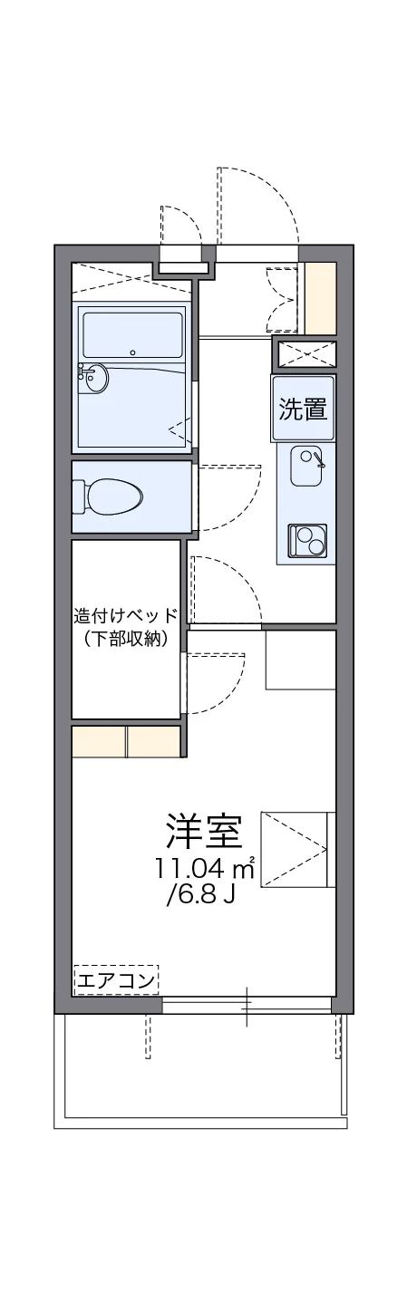代表的な間取のため実際の間取とは異なる場合があります