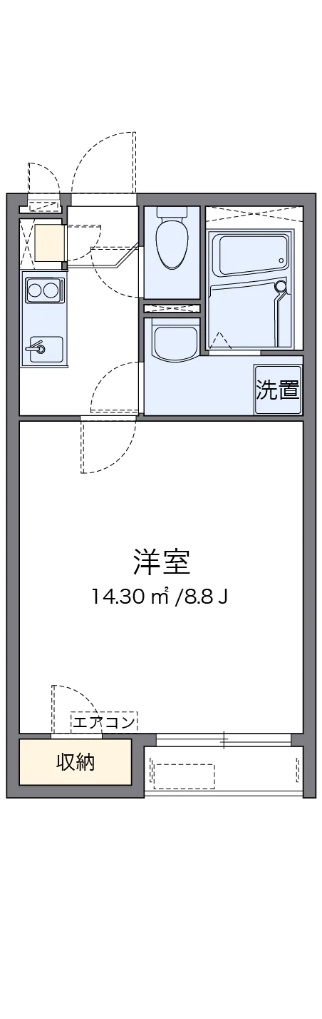 代表的な間取のため実際の間取とは異なる場合があります