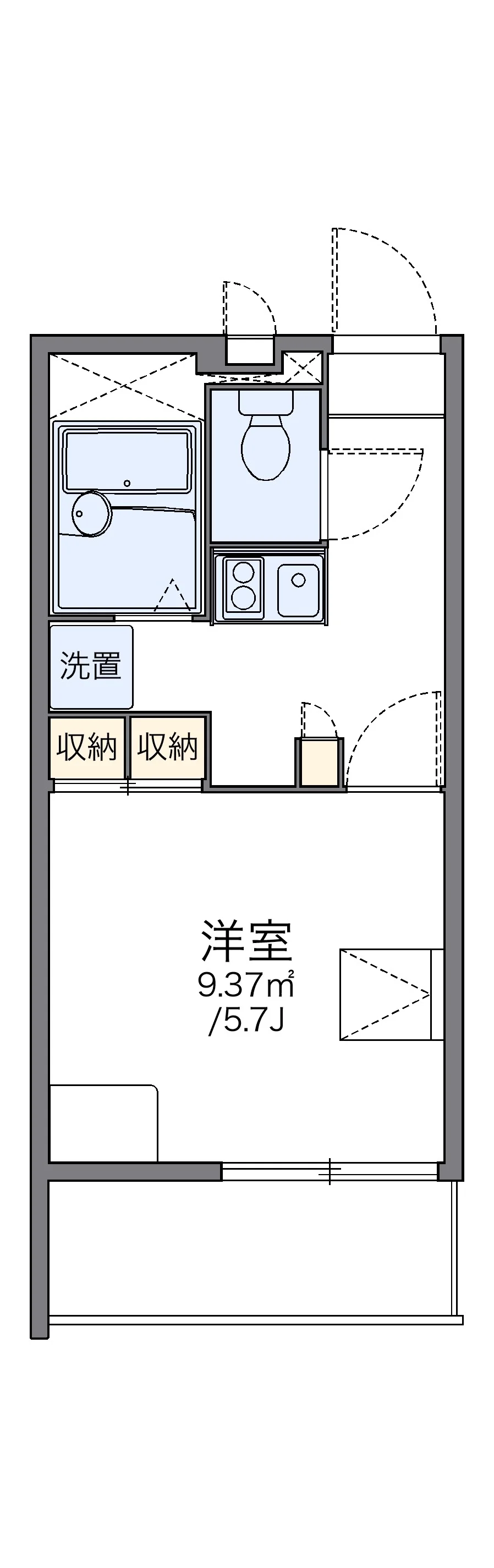 代表的な間取のため実際の間取とは異なる場合があります