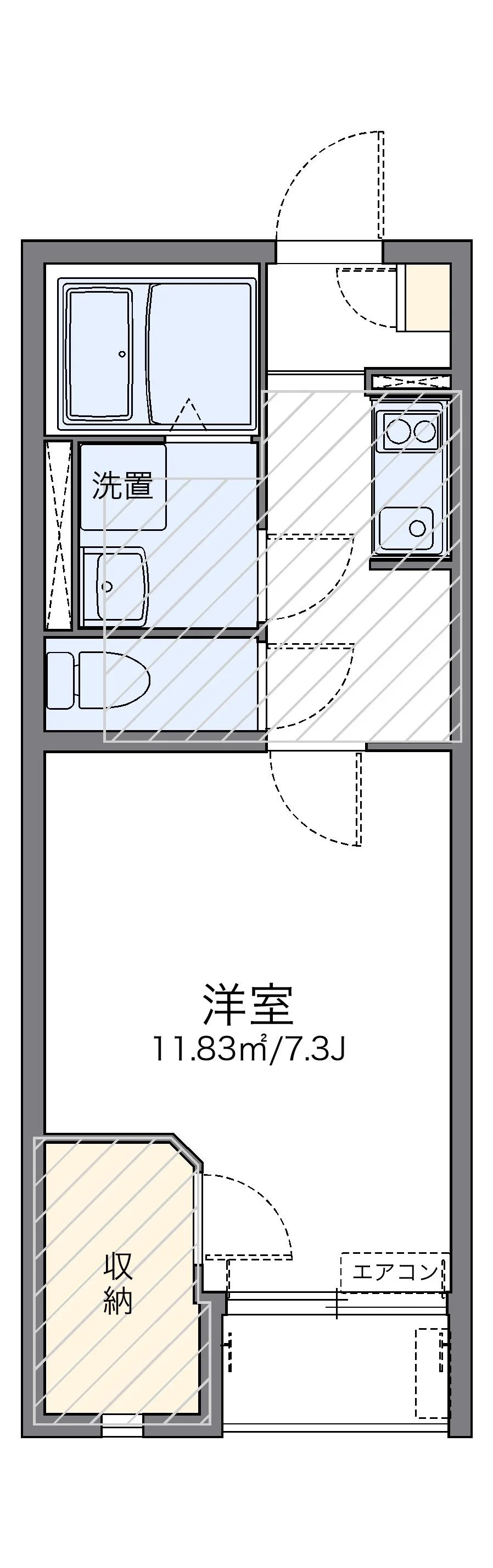 代表的な間取のため実際の間取とは異なる場合があります