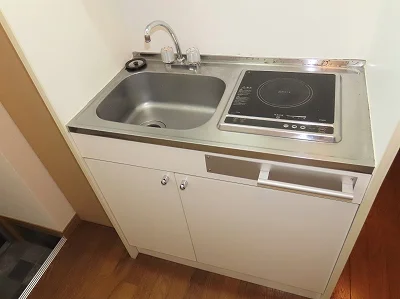 1口の電気コンロまたはIHコンロとなります