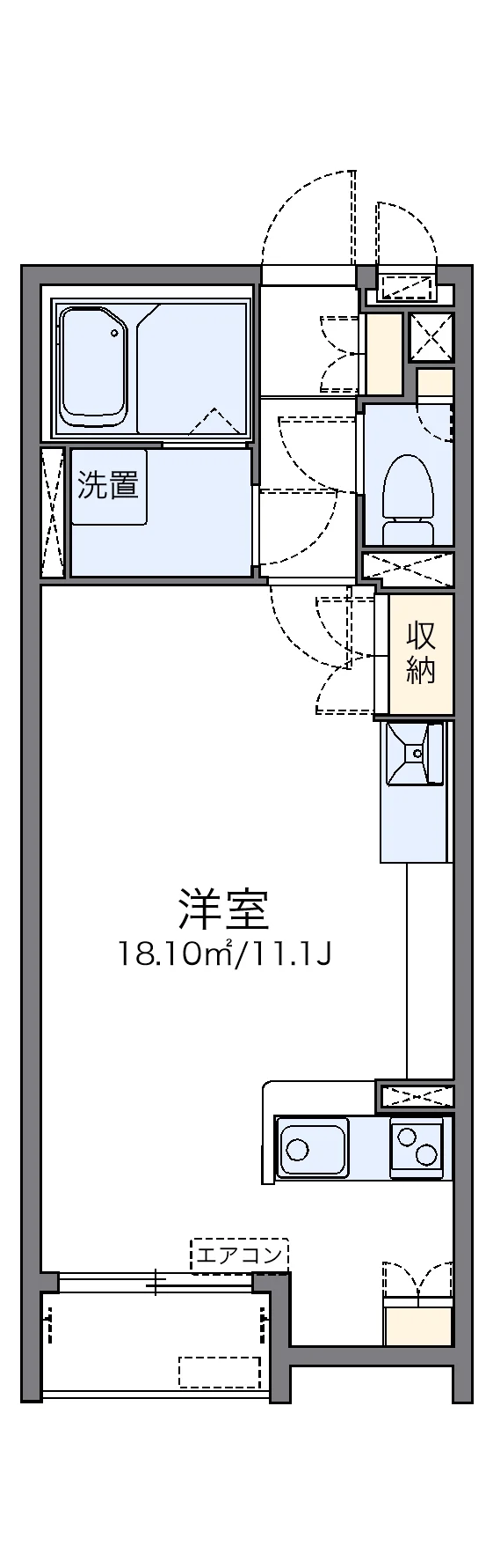 代表的な間取のため実際の間取とは異なる場合があります
