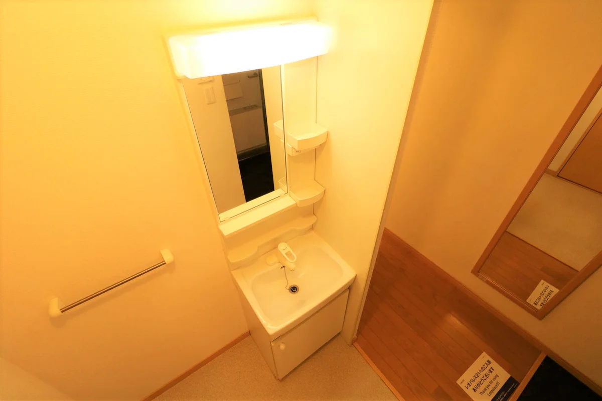 独立洗面台を完備しており女性の方にはおススメ