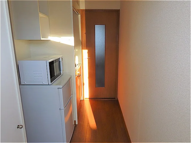 玄関からのアングルです