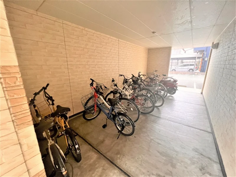 駐輪スペースです。