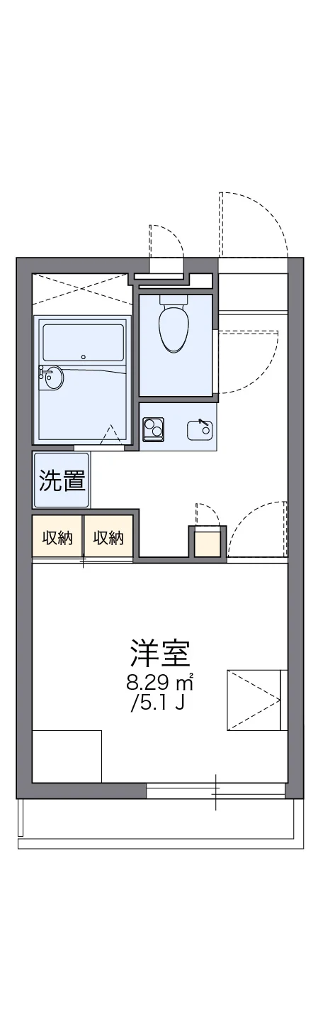 代表的な間取のため実際の間取とは異なる場合があります
