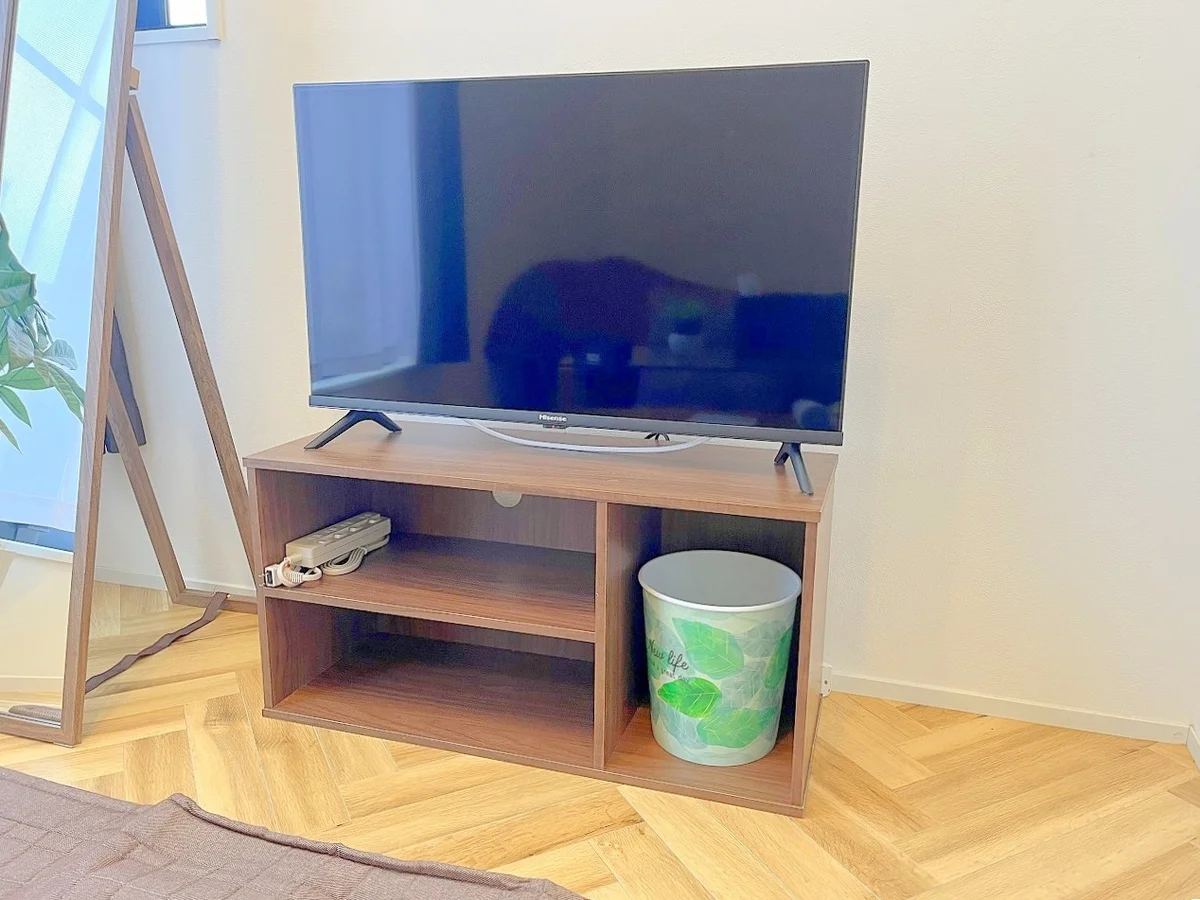 YouTube視聴可能な32型テレビを設置しています♪ぜひご活用ください☆