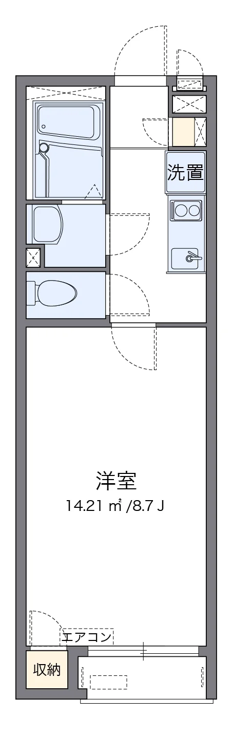 代表的な間取のため実際の間取とは異なる場合があります