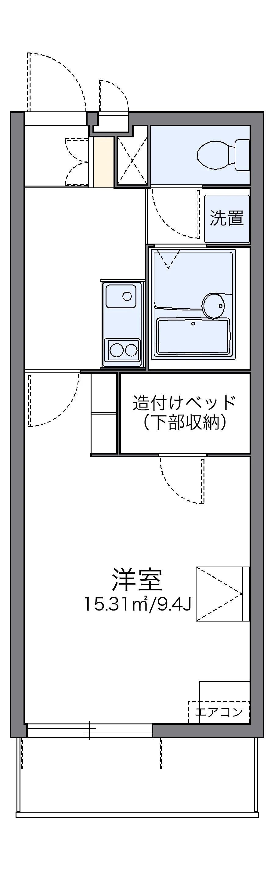 代表的な間取のため実際の間取とは異なる場合があります