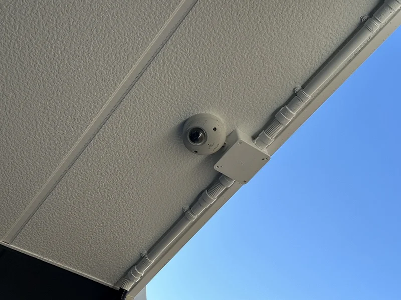 防犯カメラ付でセキュリティ面も安心です！