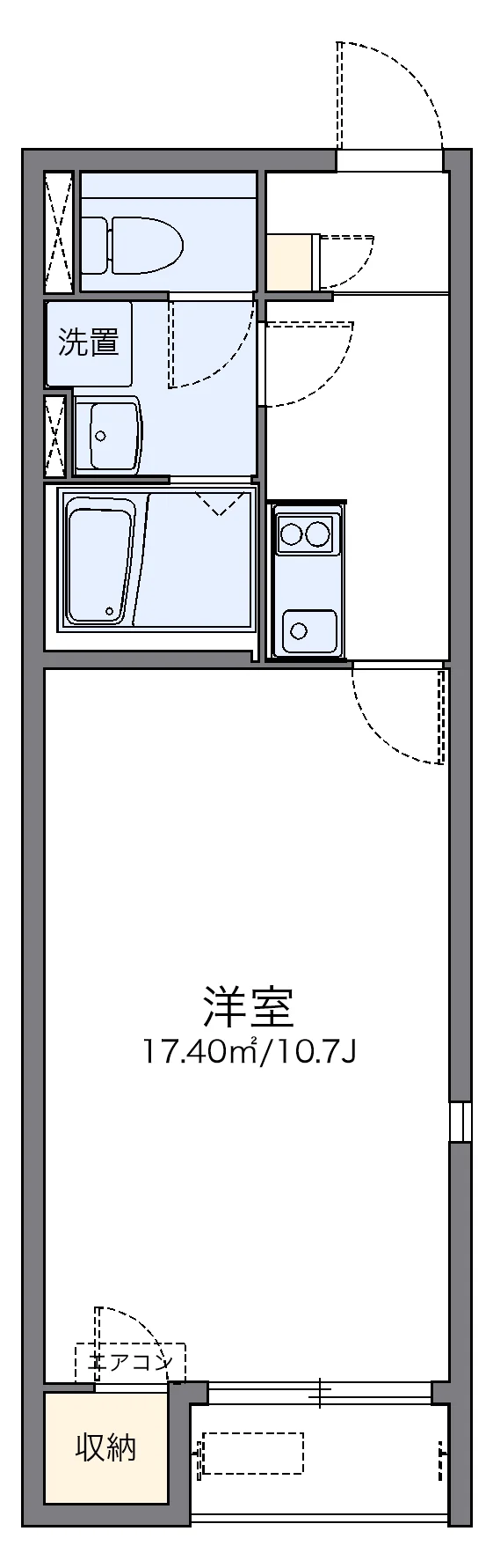 代表的な間取のため実際の間取とは異なる場合があります
