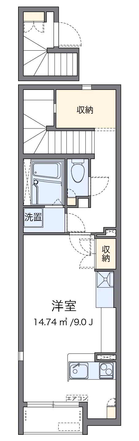 代表的な間取のため実際の間取とは異なる場合があります