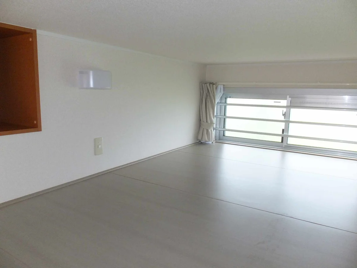 使い方自由。３畳の広々ロフト