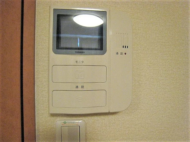 TVモニター付インターホン。