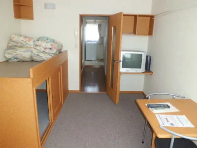 短期契約の場合、布団が付きます。