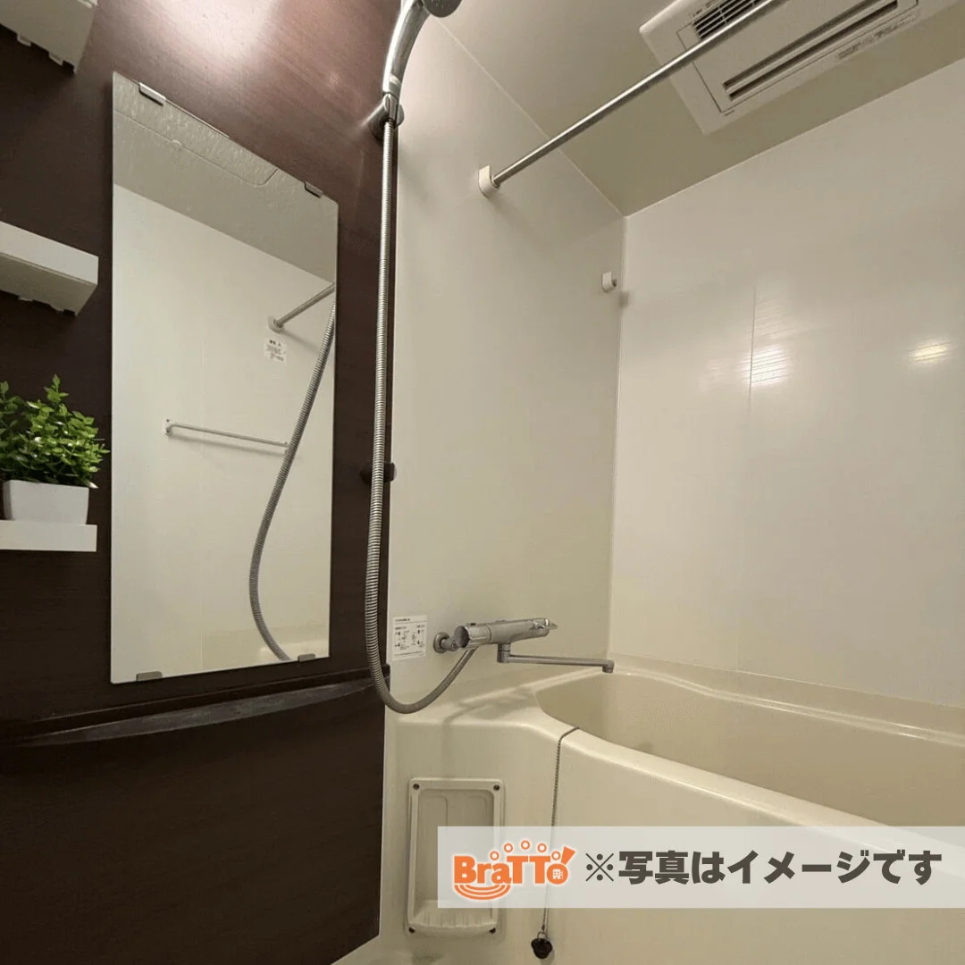 浴室乾燥機付きのきれいなお風呂♪