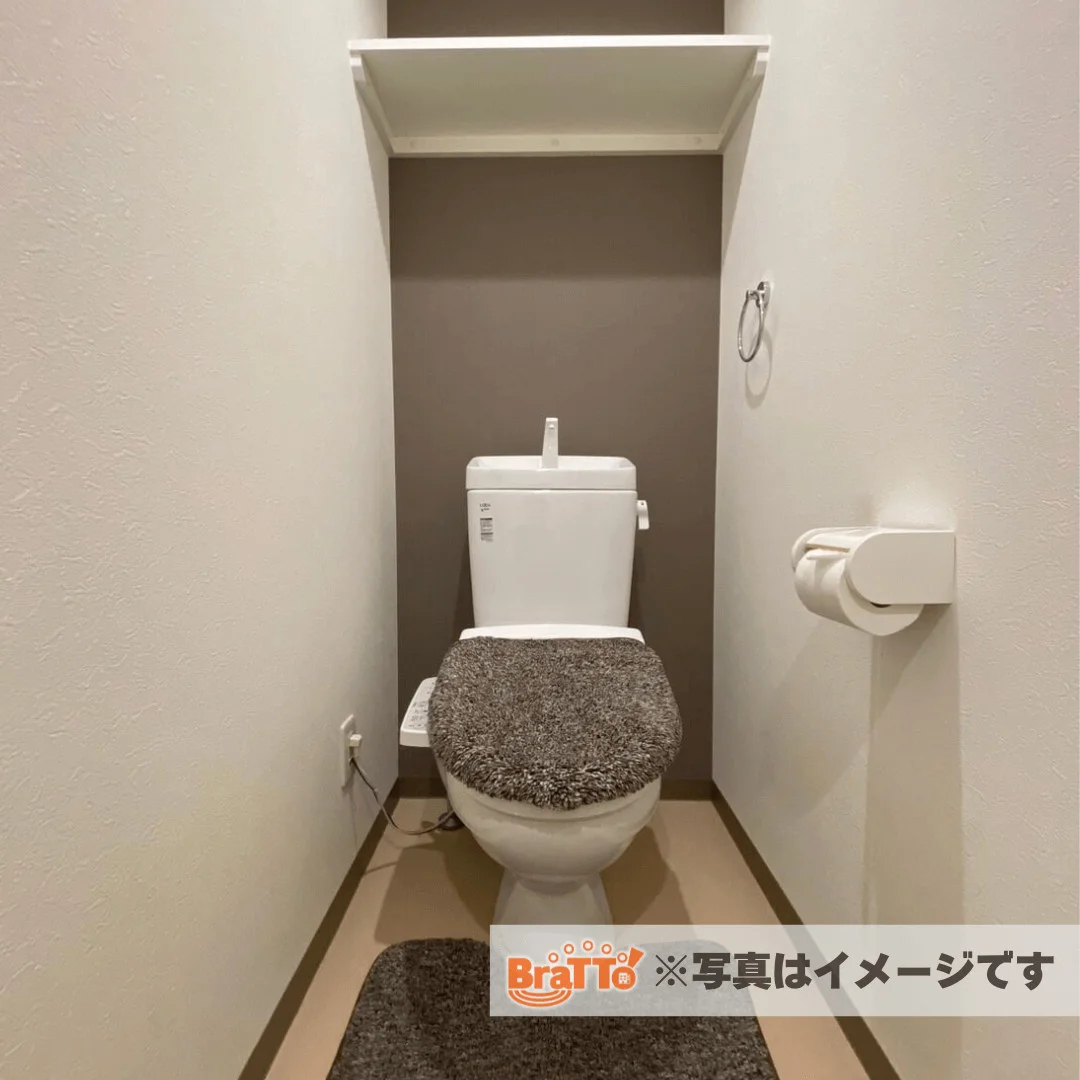 ウォシュレット付きのきれいなトイレ♪