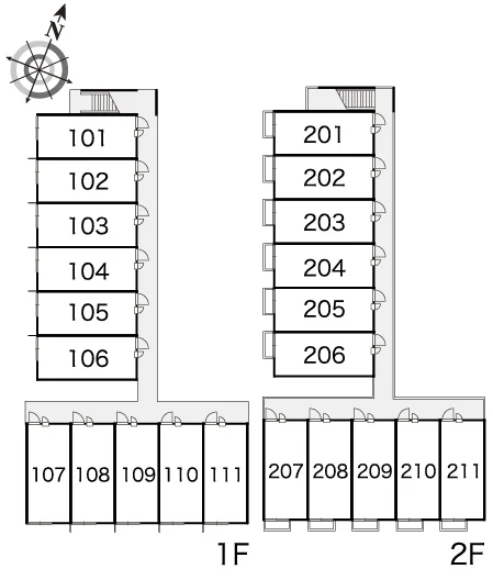 間取配置図です。