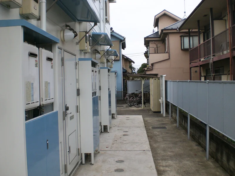 屋根付き駐輪場あり