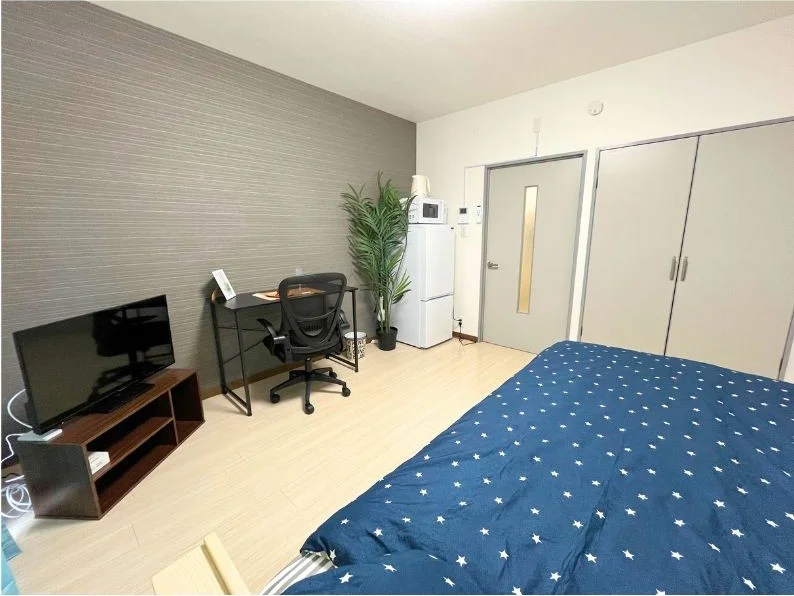 テレビも備え付けてあります。