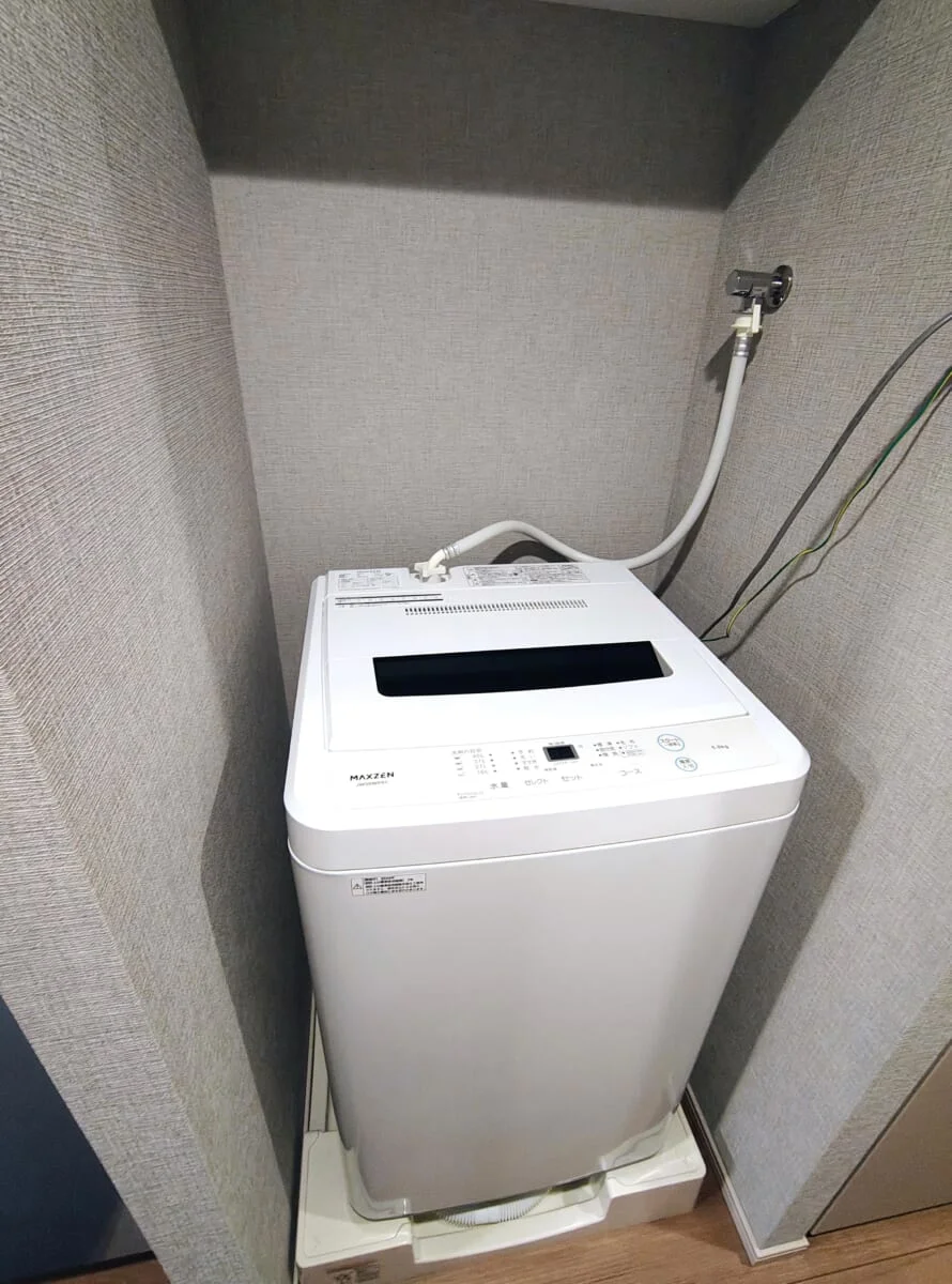 洗濯機も完備♪