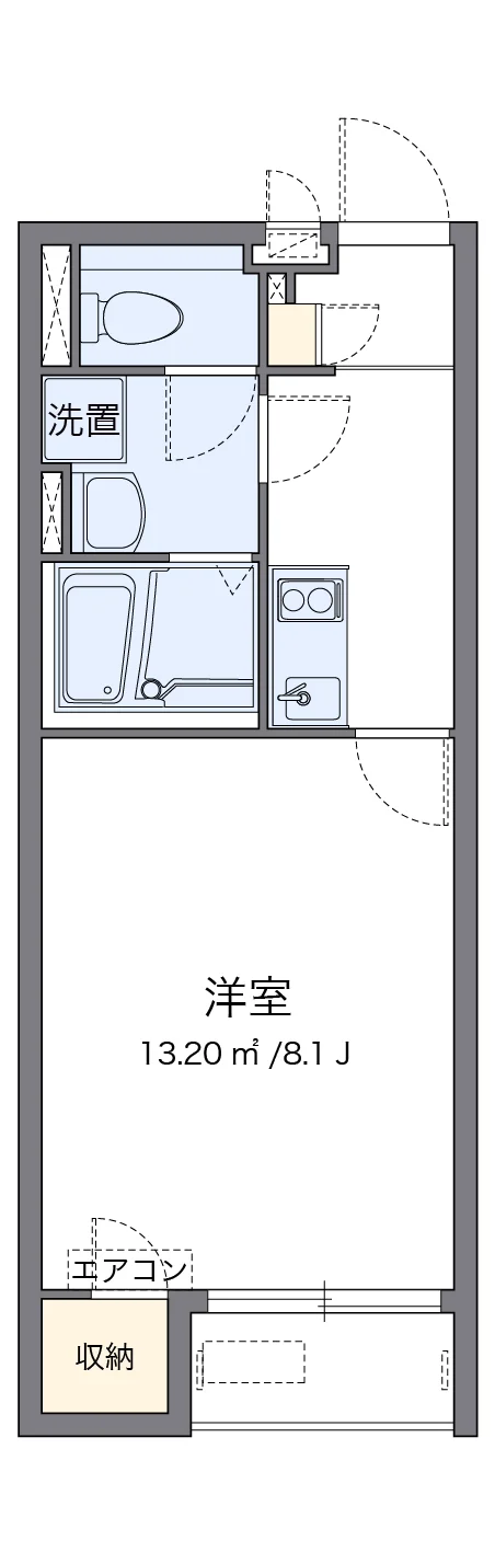 代表的な間取のため実際の間取とは異なる場合があります