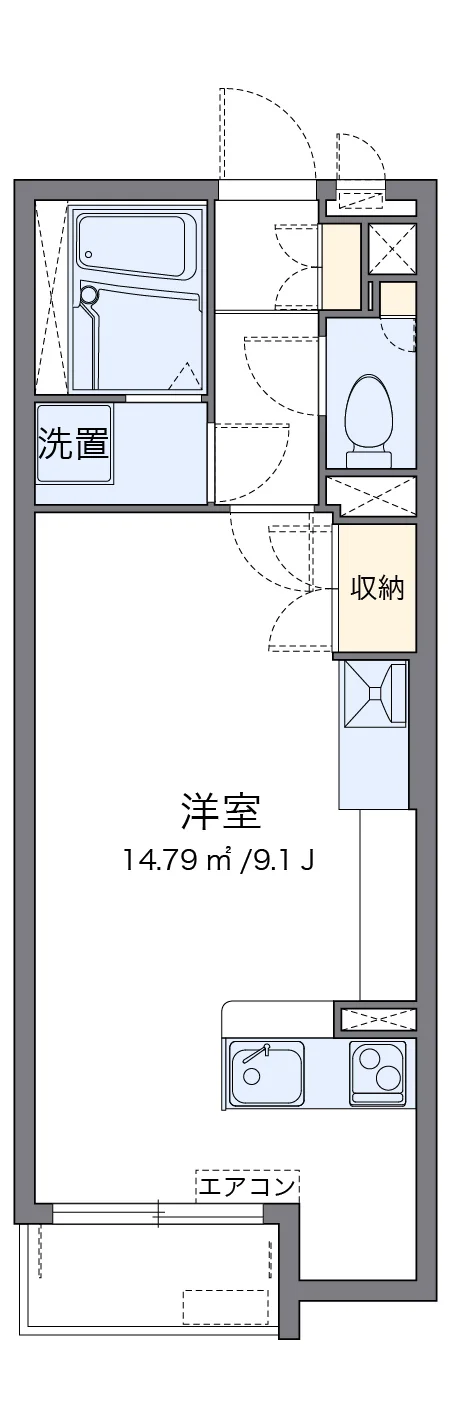 代表的な間取のため実際の間取とは異なる場合があります