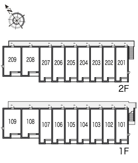 間取り配置図です。